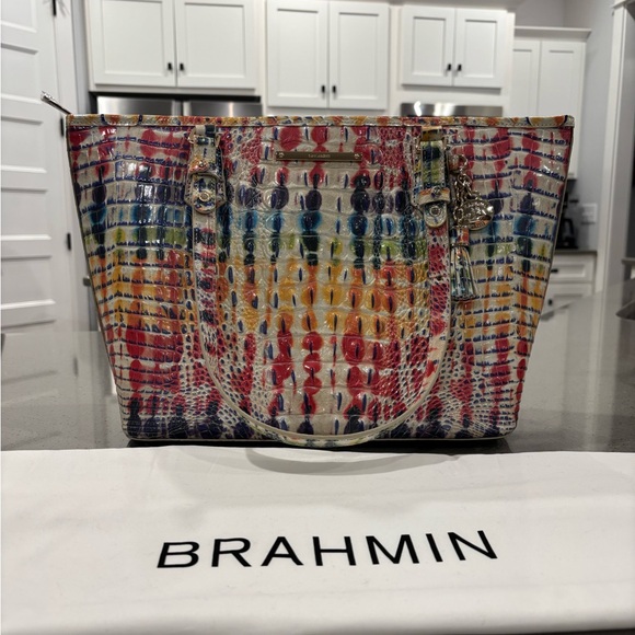 Brahmin Handbags - Brahmin Leather Tote – Celebrate Melbourne – New with Dust Bag – Authentic